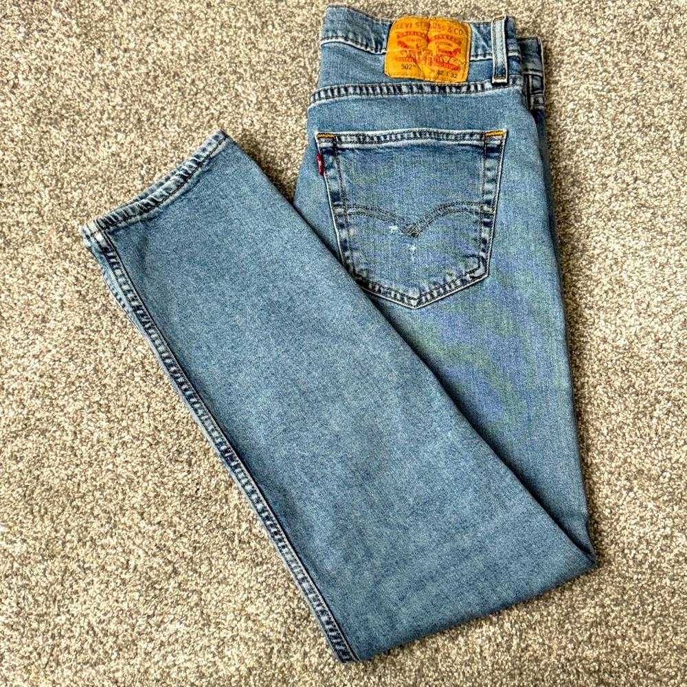 Levi's 502  W32 L32 Taper Fit Blue Denim Jeans